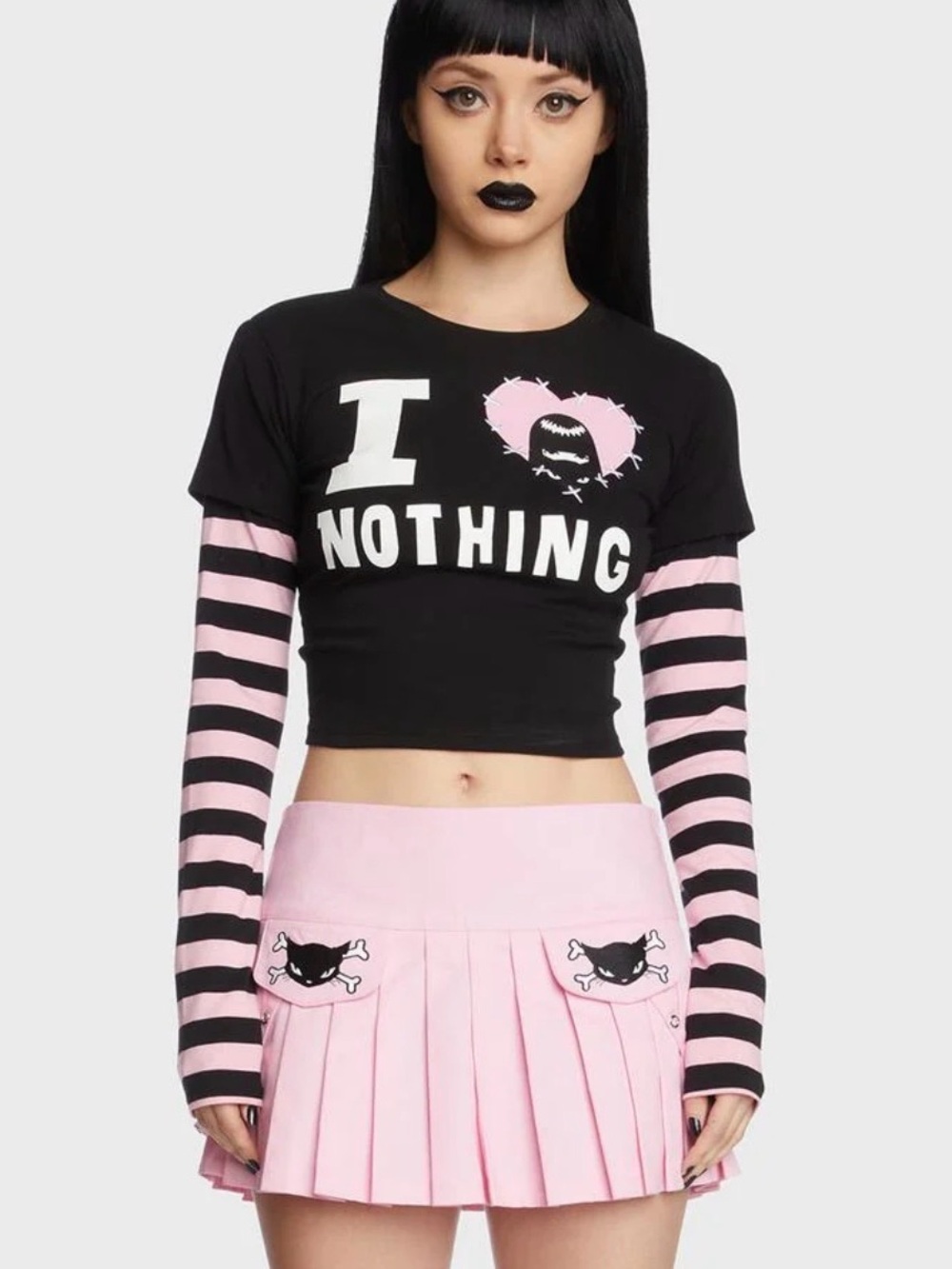Dolls Kill x Emily The Strange Perpetual Boredom Graphic Tee Small